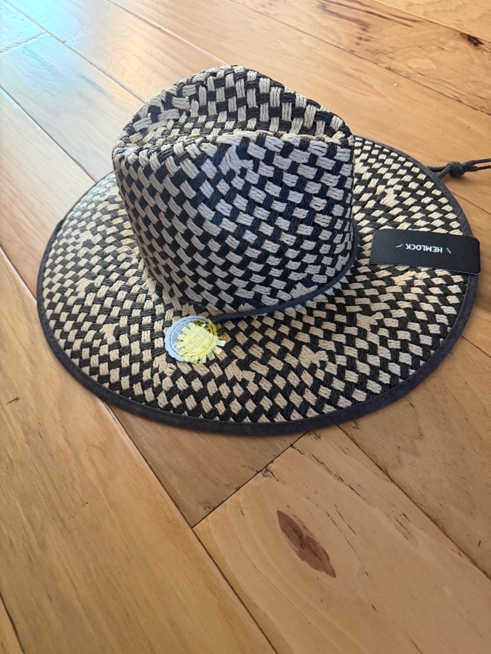 Checkered UPF Sun Hat